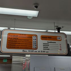 Dick's Drive-In - Burger menu