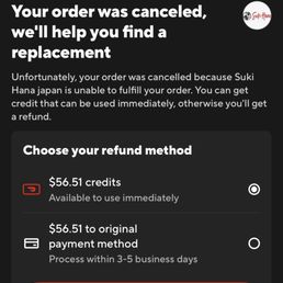 Owner canceling order after an hour of it being placed. Owner canceling order after an hour of it being placed.