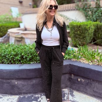 Pretty As You Please - Baby Fleece Two Piece set with sparkle. - Women's Clothing Near Me - Simi Valley, California