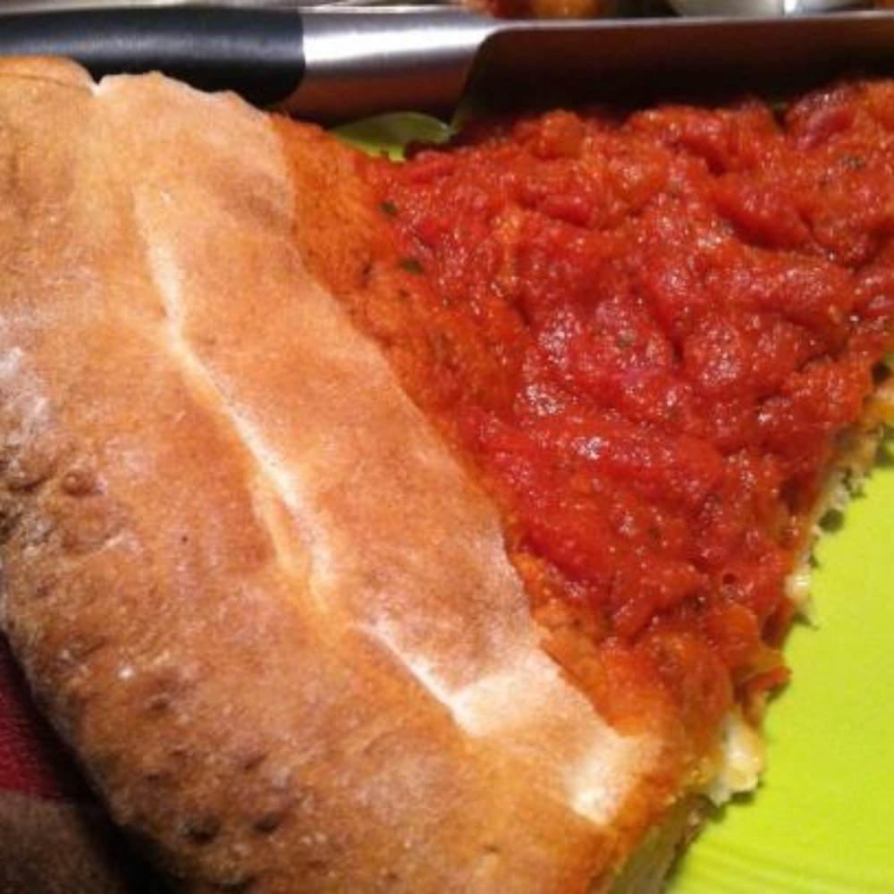 Lago Pizza - Chicago Style with ground beef - Pizza Near Me - Moneta, Virginia Lago Pizza - Chicago Style with ground beef - Pizza Near Me - Moneta, Virginia