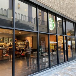 the outside of a starbucks coffee shop