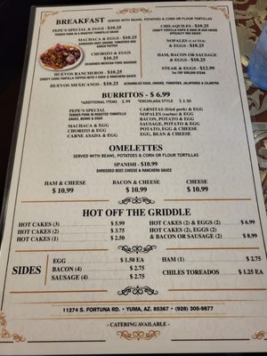 Menu photo 2 Los Manjares Restaurant Yuma, AZ Menu photo 2 Los Manjares Restaurant Yuma, AZ