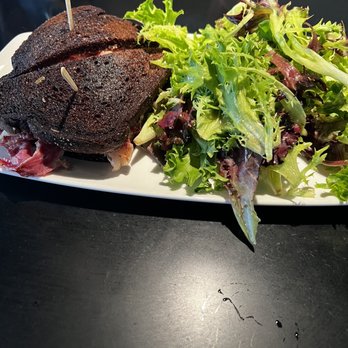 Public House Downtown - Reuben Sandwich with Field Greens Salad - New American Near Me - Sacramento, California