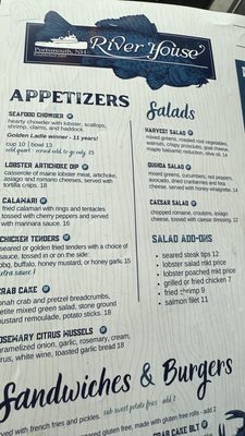 Menu photo 4 The River House Portsmouth, NH