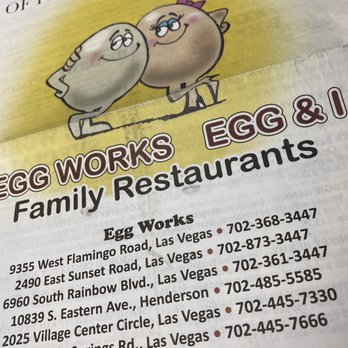Egg Works - Menu - Breakfast & Brunch Near Me - Las Vegas, Nevada Egg Works - Menu - Breakfast & Brunch Near Me - Las Vegas, Nevada