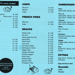 Harbour Seafoods - Menu