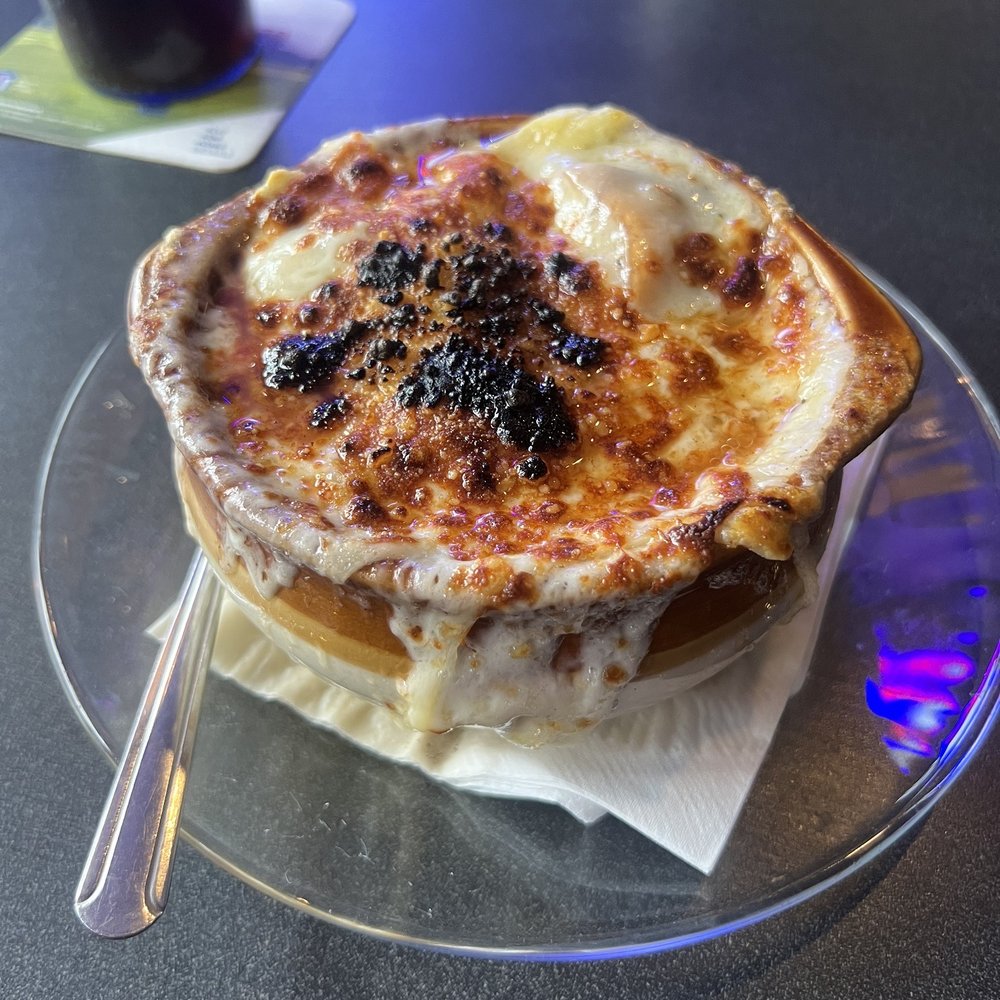 My French onion soup.