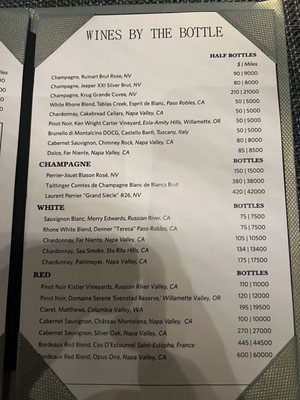 Menu photo 2 DeltaOne Lounge Los Angeles, CA