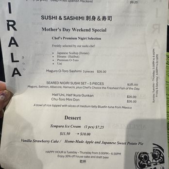 Kirala - Specials - Sushi Bars Near Me - Berkeley, California Kirala - Specials - Sushi Bars Near Me - Berkeley, California