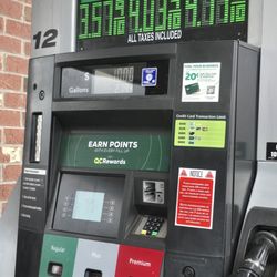 Gas station dispenser
