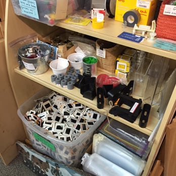 Art Parts Creative Reuse Center - More plastics, including slides - Art Supplies Near Me - Boulder, Colorado