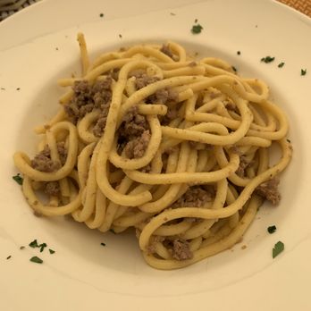 Osteria AL Peronio - Bigoli with duck ragù - Italian Near Me - Padova, PD Osteria AL Peronio - Bigoli with duck ragù - Italian Near Me - Padova, PD