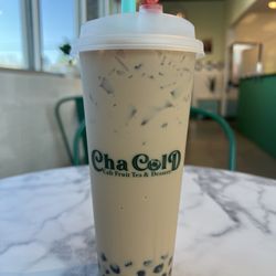Cha Cold Cafe - Cha milk tea with boba