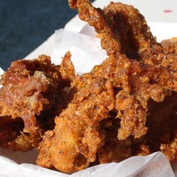 Co Co Chinese Takeaway - Treble deep fried something. Dry chicken maybe?
