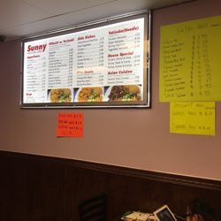 Sunny Hibachi - Menu Board and Specials