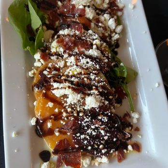 Ciao - Beet appetizer with goat cheese and crispy prosciutto - Italian Near Me - Myrtle Beach, South Carolina Ciao - Beet appetizer with goat cheese and crispy prosciutto - Italian Near Me - Myrtle Beach, South Carolina