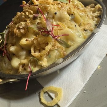 Bourbons 72 - Raclette Bacon Mac - Steakhouses Near Me - Williamsburg, Michigan