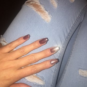 Maalou - Fresh chrome gel builder. - Nail Salons Near Me - Los Angeles, California