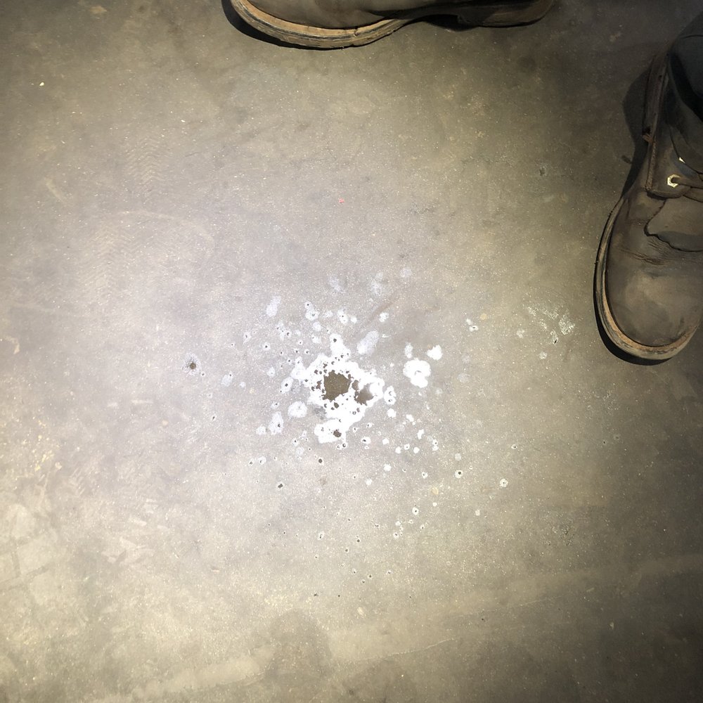 Metal Mayhem Custom & Collision - Brake fluid dripping from leaking brake lines. - Body Shops Near Me - Snowflake, Arizona Metal Mayhem Custom & Collision - Brake fluid dripping from leaking brake lines. - Body Shops Near Me - Snowflake, Arizona