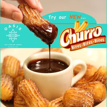 Paleteria Oasis - CHURRO BITES - Ice Cream & Frozen Yogurt Near Me - Santa Fe, New Mexico