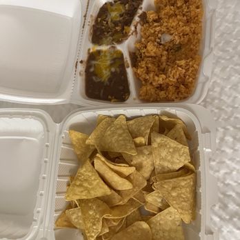 Taco King - Side of rice and beans and chips - Mexican Near Me - Fairbanks, Alaska Taco King - Side of rice and beans and chips - Mexican Near Me - Fairbanks, Alaska