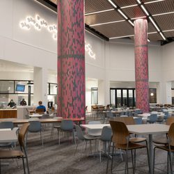Soaring ceilings throughout