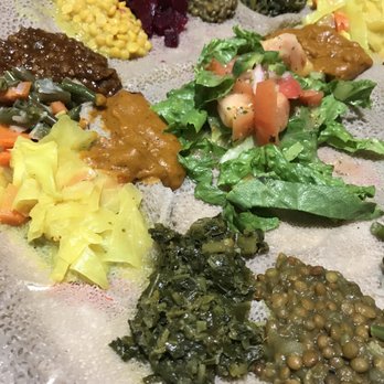 Lalibela Ethiopian Restaurant - $21 - Vegetarian Platter for 2. Incredibly tasty and filling. - Ethiopian Near Me - Toronto, Ontario Lalibela Ethiopian Restaurant - $21 - Vegetarian Platter for 2. Incredibly tasty and filling. - Ethiopian Near Me - Toronto, Ontario