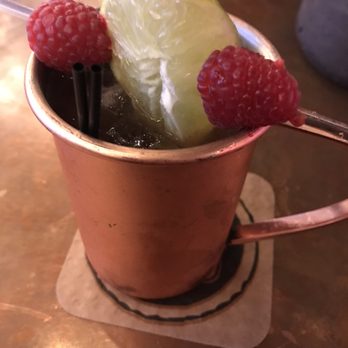 Craft F&B - Berry mule - New American Near Me - Houston, Texas Craft F&B - Berry mule - New American Near Me - Houston, Texas