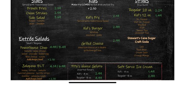 Menu photo 5 Powerhouse Burger Pilot Point, TX
