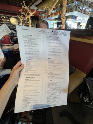 Menu photo 4 Facci Ristorante Ellicott City, MD