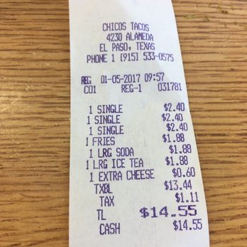 Chico's Tacos - Lunch for Two - Mexican Near Me - El Paso, Texas Chico's Tacos - Lunch for Two - Mexican Near Me - El Paso, Texas