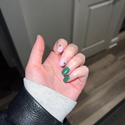 D T Nails - Acrylic set by Tammy - love