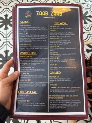 Menu photo 3 Zaab Zaab Brooklyn, NY