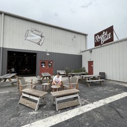 Rusty Bull Brewery - Outside seating/ entrance