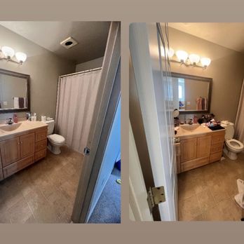 Reynas House Clean - Bathroom - Before and After - Office Cleaning Near Me Reynas House Clean - Bathroom - Before and After - Office Cleaning Near Me