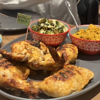 Elite Event: Nando's - Montrose - Chicken Legs, Brussel Sprouts, Portuguese Rice - Yelp Events Near Me - Houston, Texas