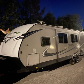 Red White & Blue Mobile RV Detailing - At night she pops - Auto Detailing Near Me Red White & Blue Mobile RV Detailing - At night she pops - Auto Detailing Near Me