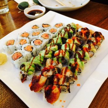 Yamato 2 - spicy tuna, caterpillar, and dragon roll - Japanese Near Me - Boston, Massachusetts Yamato 2 - spicy tuna, caterpillar, and dragon roll - Japanese Near Me - Boston, Massachusetts