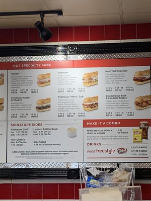 Menu photo 2 Firehouse Subs Sevierville, TN Menu photo 2 Firehouse Subs Sevierville, TN