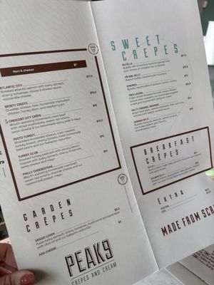 Menu photo 1 Peak 9 Miami , FL