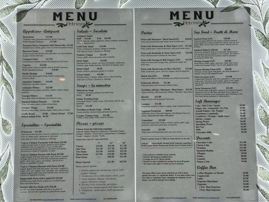 Menu photo 2 Petrini's San Diego San Diego, CA Menu photo 2 Petrini's San Diego San Diego, CA