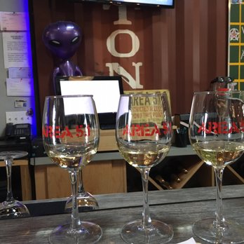 Orgullo Wine - Area 51 glasses feat alien - Wine Tasting Room Near Me - Santa Barbara, California Orgullo Wine - Area 51 glasses feat alien - Wine Tasting Room Near Me - Santa Barbara, California
