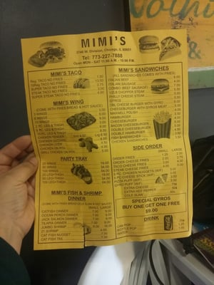 Menu photo 2 MIMI'S Chicago, IL Menu photo 2 MIMI'S Chicago, IL