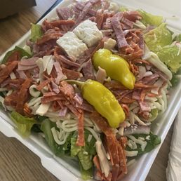 Antipasti salad no olives could serve 4 people its super fresh Antipasti salad no olives could serve 4 people its super fresh