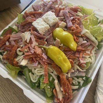 Too Fat Sandwiches - Antipasti salad no olives could serve 4 people its super fresh - Sandwiches Near Me - Bakersfield, California Too Fat Sandwiches - Antipasti salad no olives could serve 4 people its super fresh - Sandwiches Near Me - Bakersfield, California