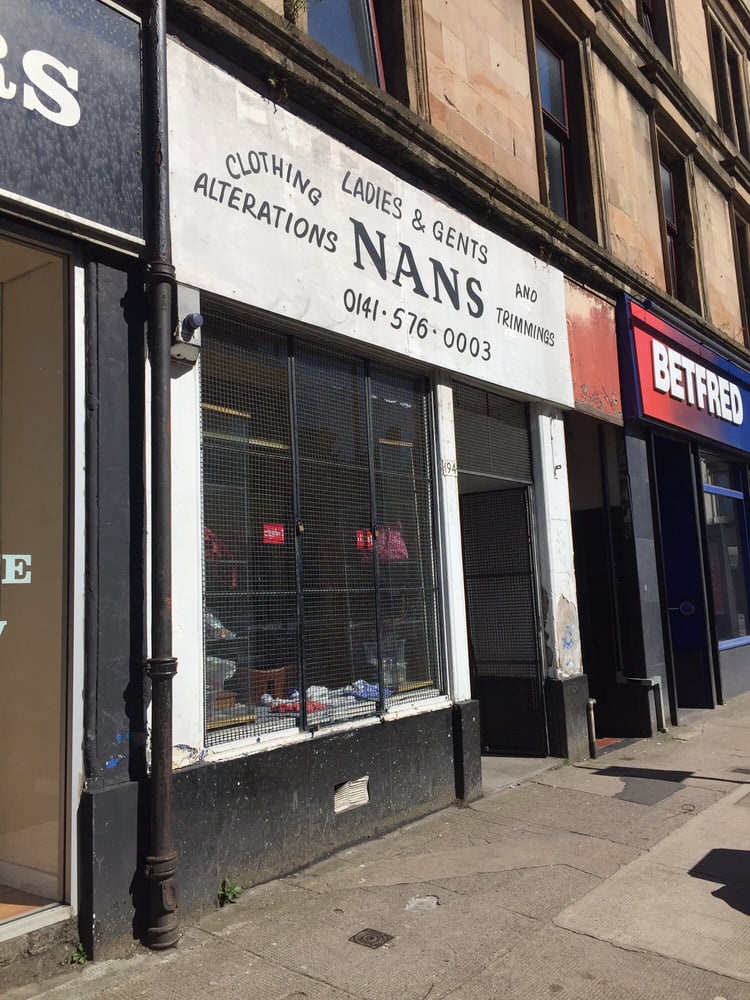 NANS CLOTHING ALTERATIONS 194 Dumbarton Road, Glasgow, United Kingdom