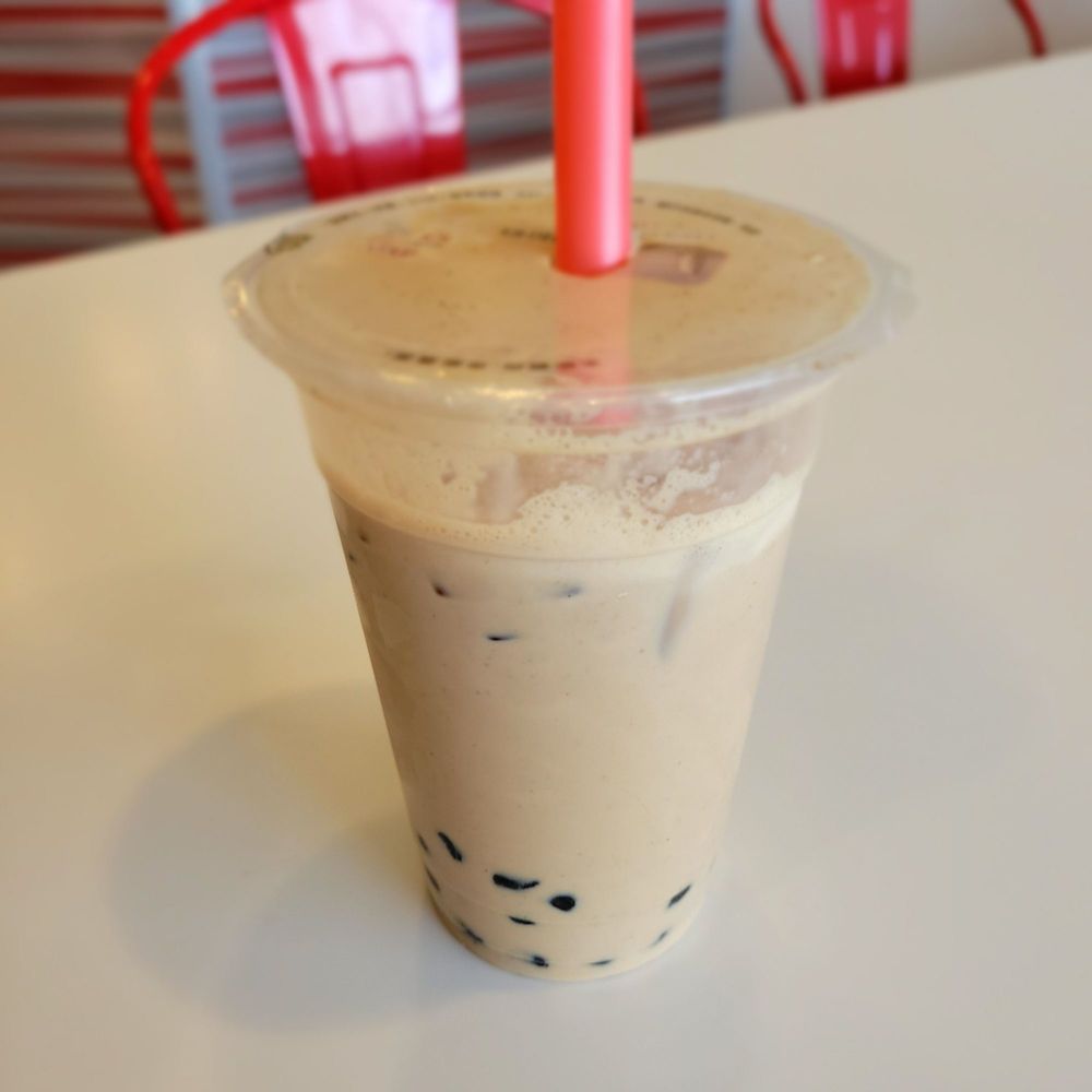 Horchata with boba Horchata with boba