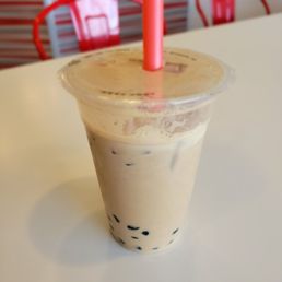 Horchata with boba