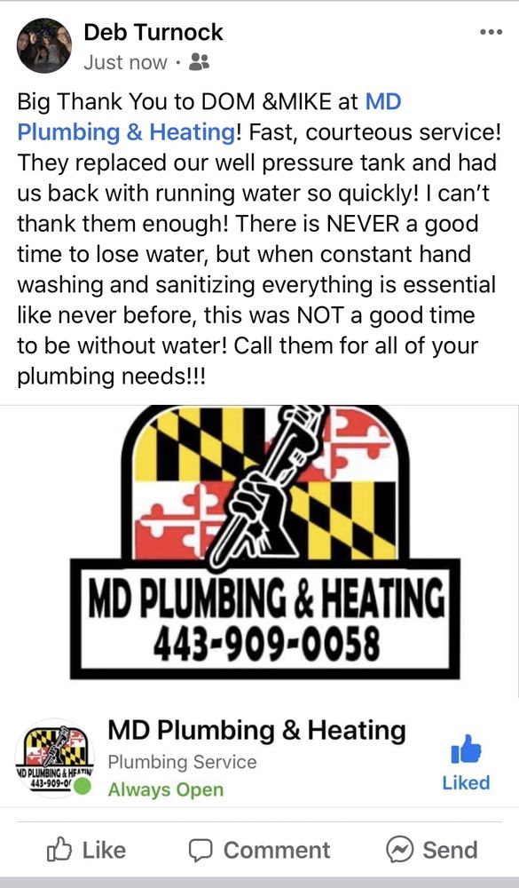 Slide of MD Plumbing & Heating