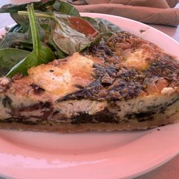 Spinach, Mushroom and Goat Cheese Quiche Spinach, Mushroom and Goat Cheese Quiche